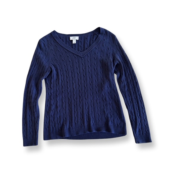 Ann Taylor Loft Blue Sweater - Picture 4 of 5